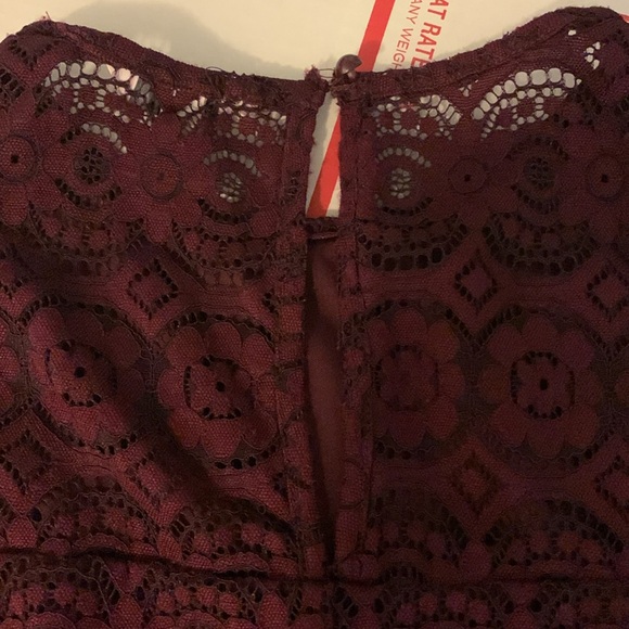 Speechless Plum Purple Lace Mini Dress - Size Large EUC - Picture 10 of 11